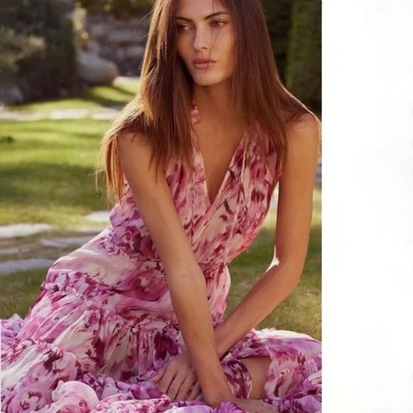 MISA Los Angeles La vie en Rose Hollen Dress Sz L - Picture 1 of 7